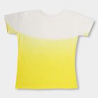 Girls' 100% Cotton T-Shirt , Yellow, small