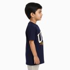 Boys' Half Sleeves T-Shirt, Navy Blue, small image number null