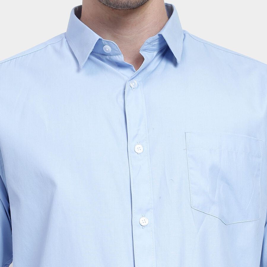 Men's Formal Shirt , हल्का नीला, large image number null