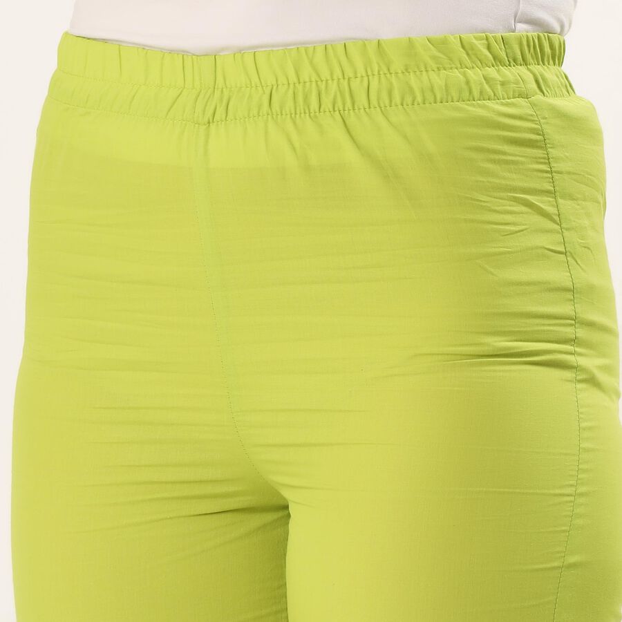 Women's Light Green Cotton Embroidered Ethnic Set, हल्का हरा, large