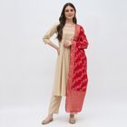 Women's Beige Embroidered Ethnic Set, Beige, small image number null