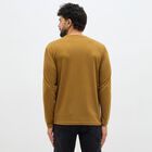 Men's Mustard Yellow Round Neck Casual T-Shirt, Yellow, small image number null