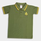 Boys' Half Sleeves T-Shirt, ओलिव, small image number null