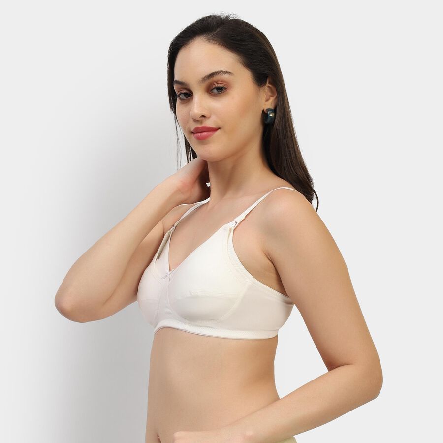 Ladies' Bra, सफ़ेद, large image number null