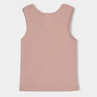 Girls' 100% Cotton Vest, पीच, small image number null