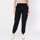 Women's Unknown Fit Minimalist Track Pants, काला, small
