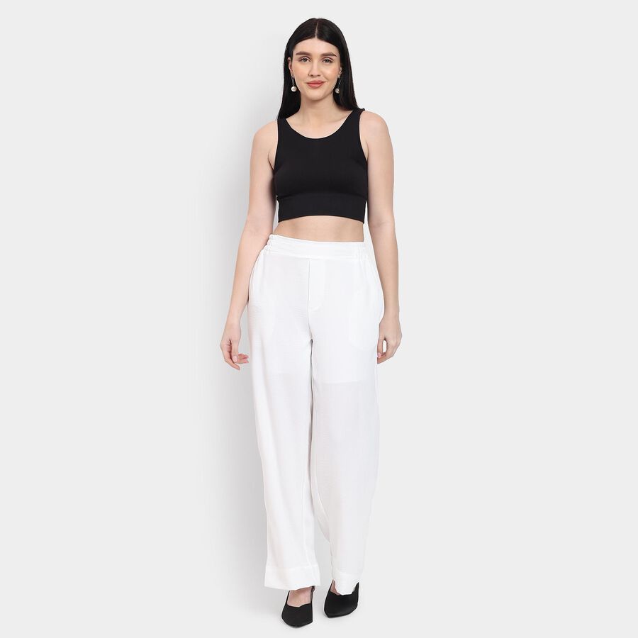 Ladies' Trousers, White, large image number null