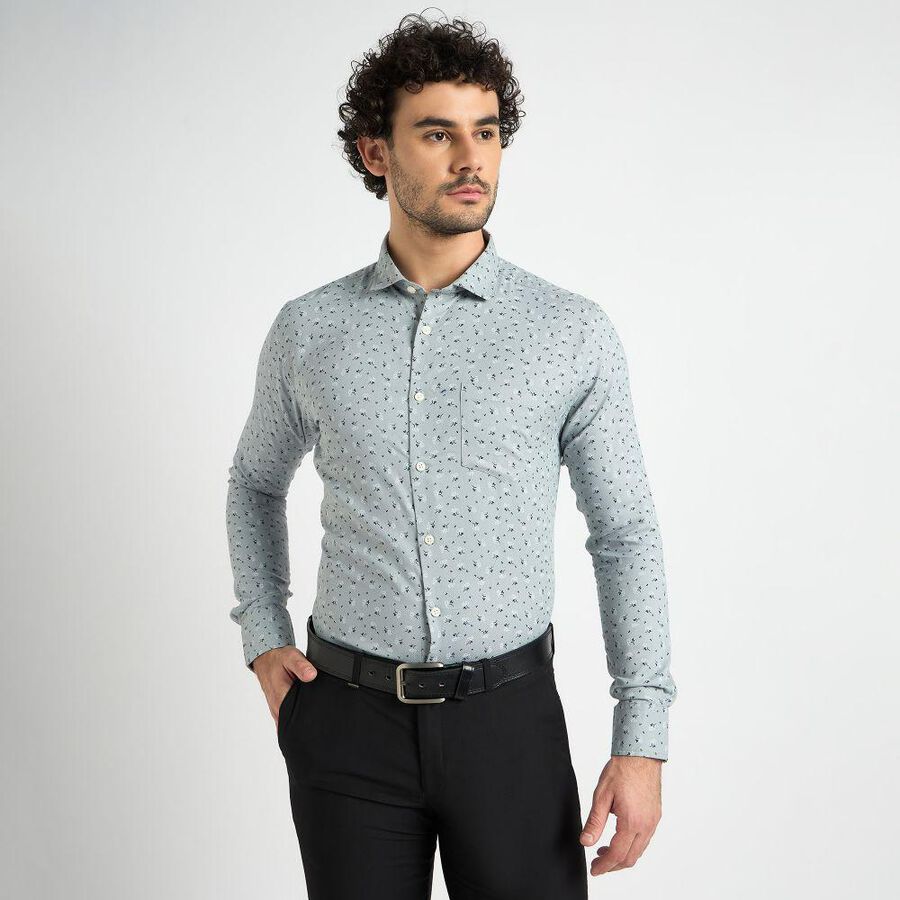 Men's Formal Shirt , Light Grey, large image number null
