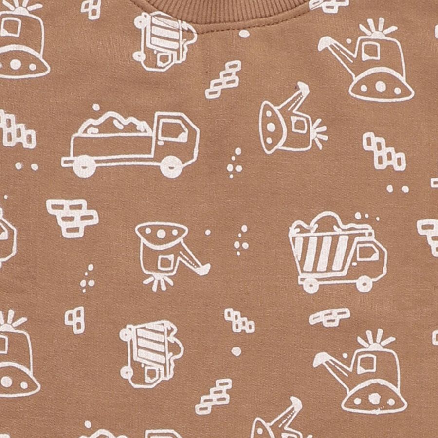 Boys' Baba Suit, भूरा, large image number null