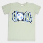 Boys Placement Print T-Shirt, Light Green, small image number null