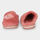 Women's Peach Slip-On Winter Slippers, पीच, small