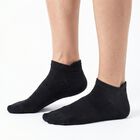 Men's Ankle Length Socks Pack of 3 ( White, Grey, Navy Blue ), नेवी ब्लू, small
