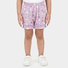 Girls' Lavender Regular Fit Heart Print Bloomer, Lilac, small