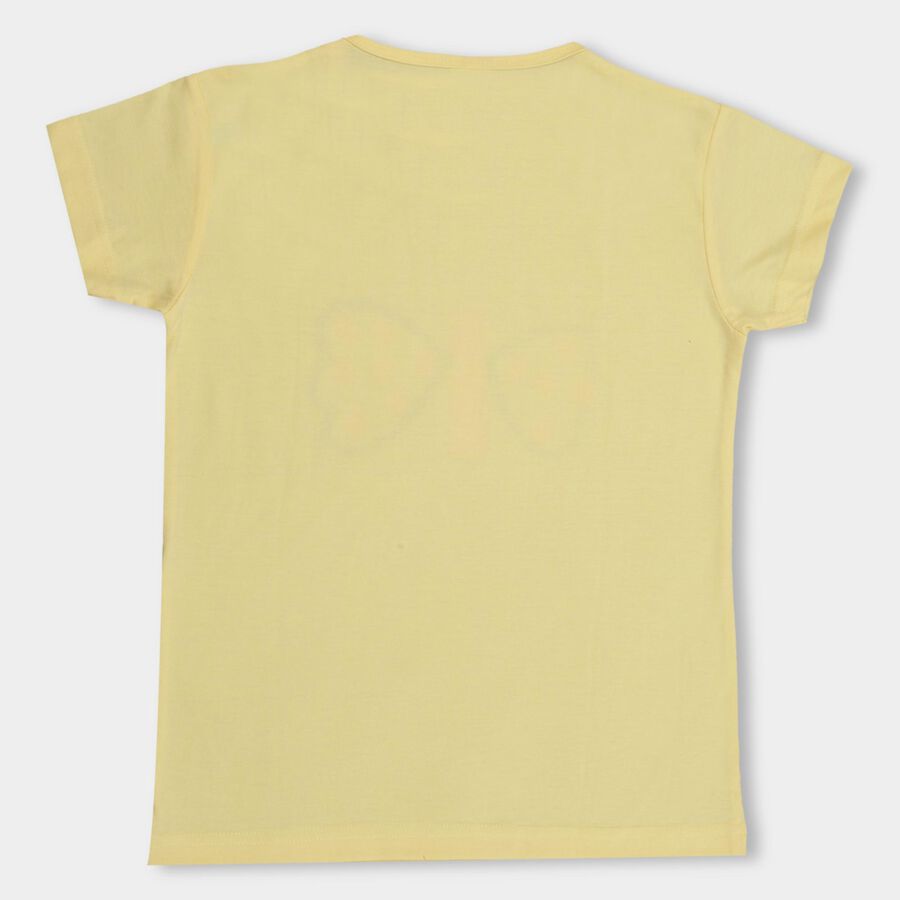 Girls' T-Shirt , पीला, large image number null