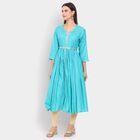 Ladies' Kurta , Aqua, small image number null