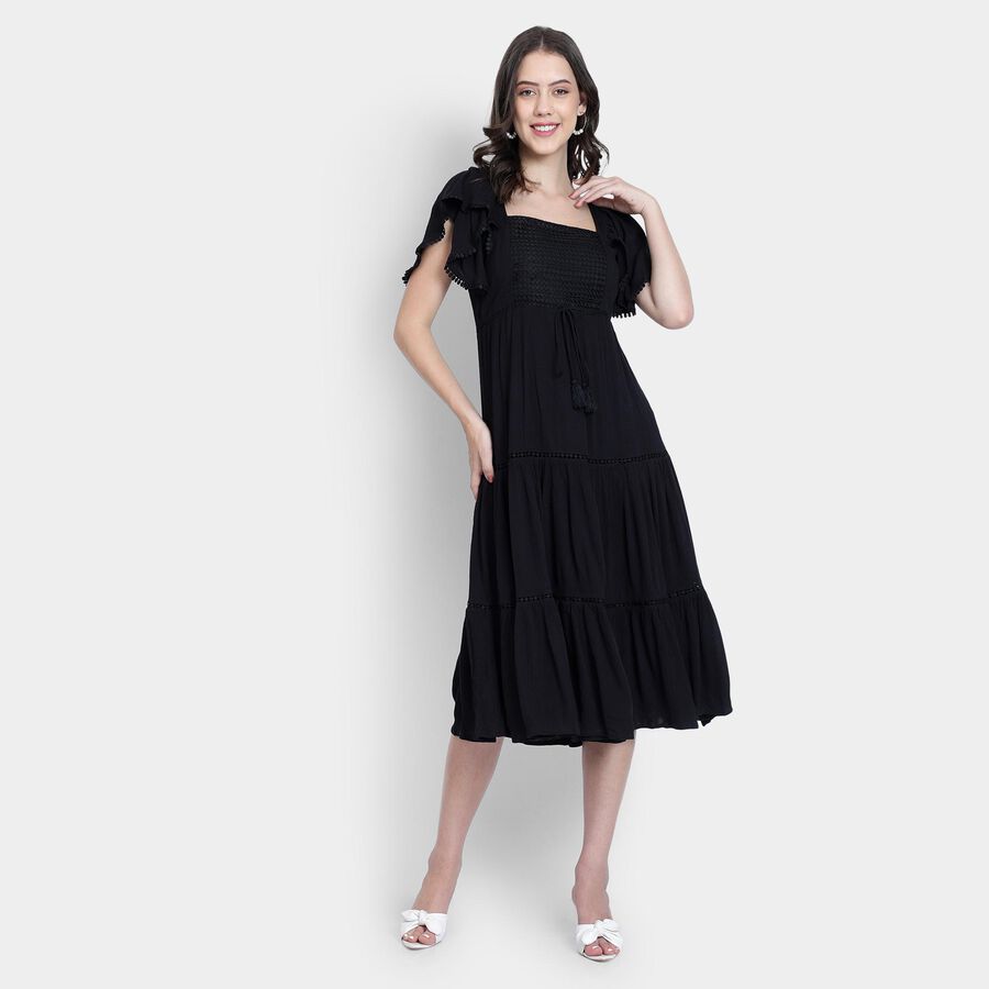 Ladies' Dress , काला, large image number null