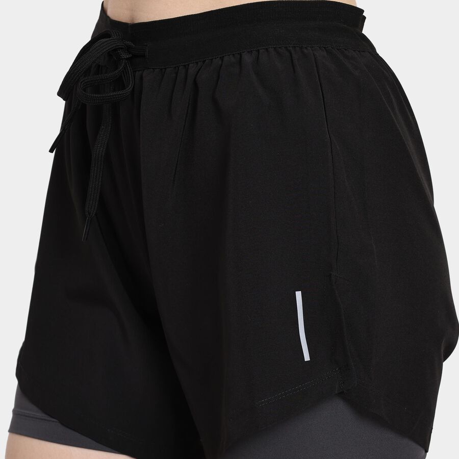 Ladies' Shorts , Black, large image number null