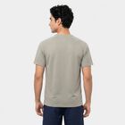 Men's Grey Crew Neck Regular Drifit T-Shirt, Light Grey, small