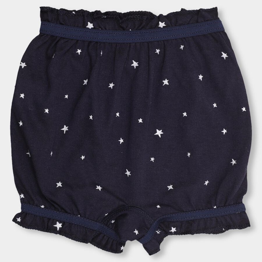 Girls' 100% Cotton Bloomer, नेवी ब्लू, large image number null