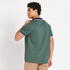 Solid Polo Shirt, Dark Green, small image number null