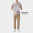 Men Grey Striped Pack of 3 Handkerchief, हल्का ग्रे, small