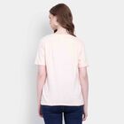 Printed Round Neck T-Shirt, Peach, small image number null
