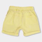 Infants' Half Pant , Yellow, small