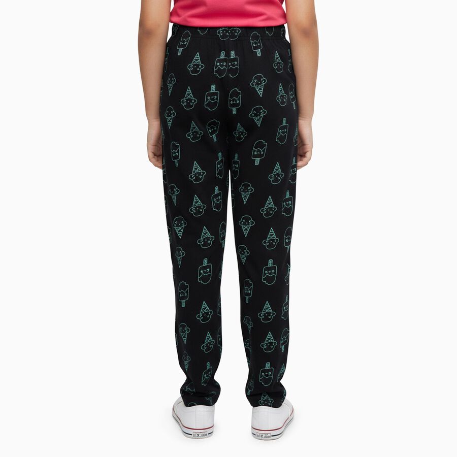 Girls' Pyjama, Black, large image number null