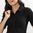 Ladies' A Line Dress , काला, small image number null