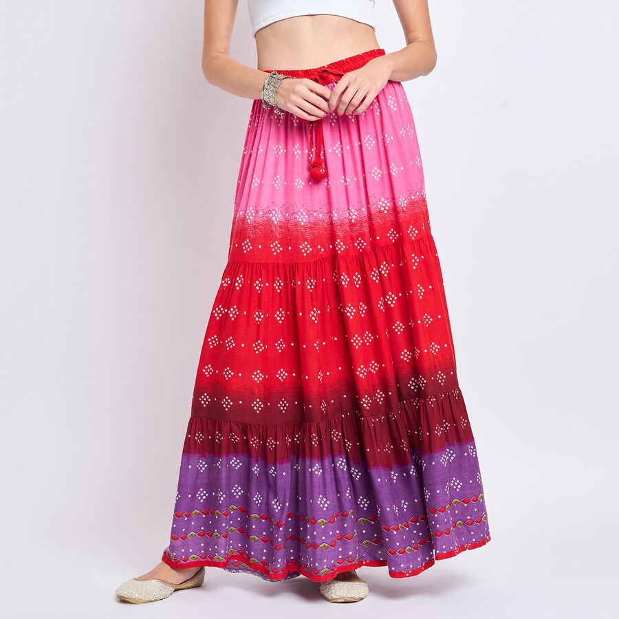 Ladies' Lehenga Skirt, Pink, large image number null