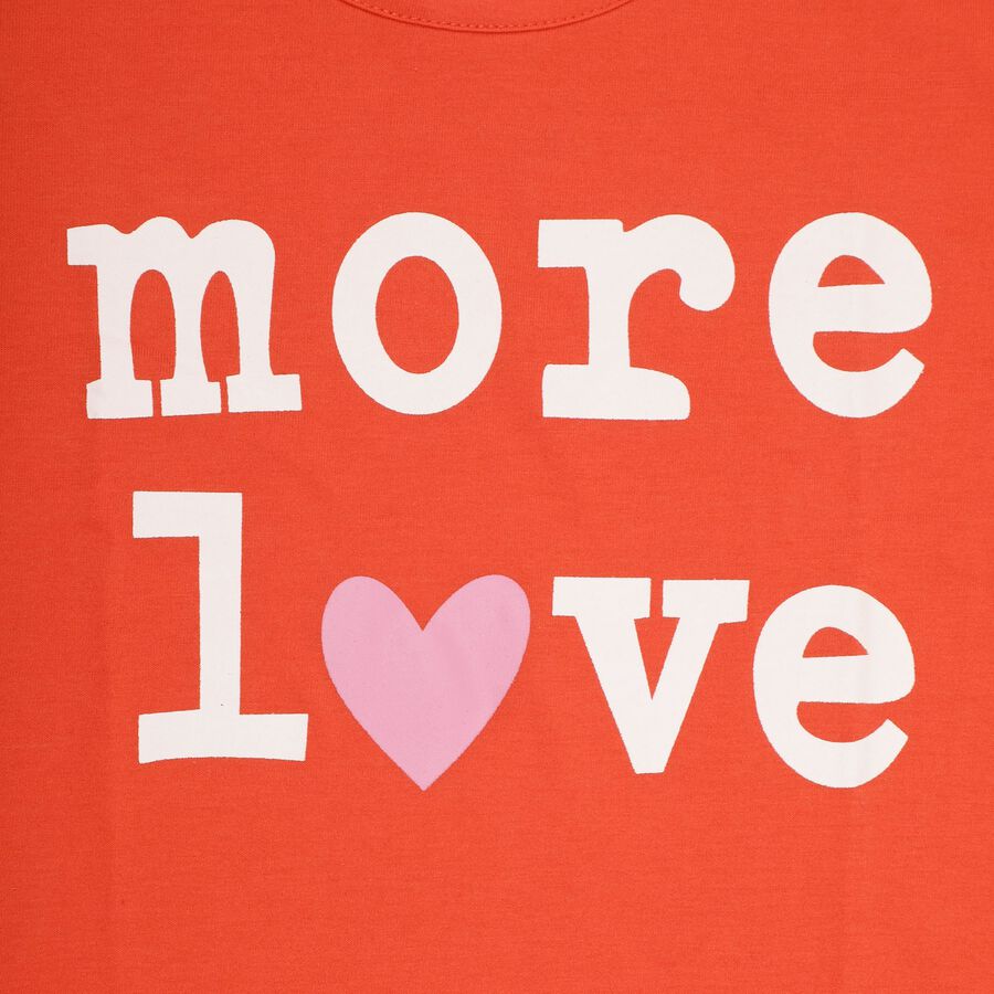 Girls' T-Shirt , Red, large image number null