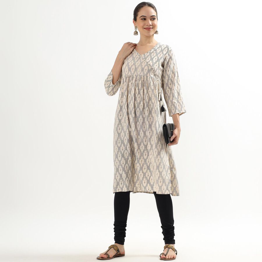 Ladies' Kurta, Off White, large image number null