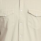Men's 100% Cotton Casual Shirt, Beige, small image number null