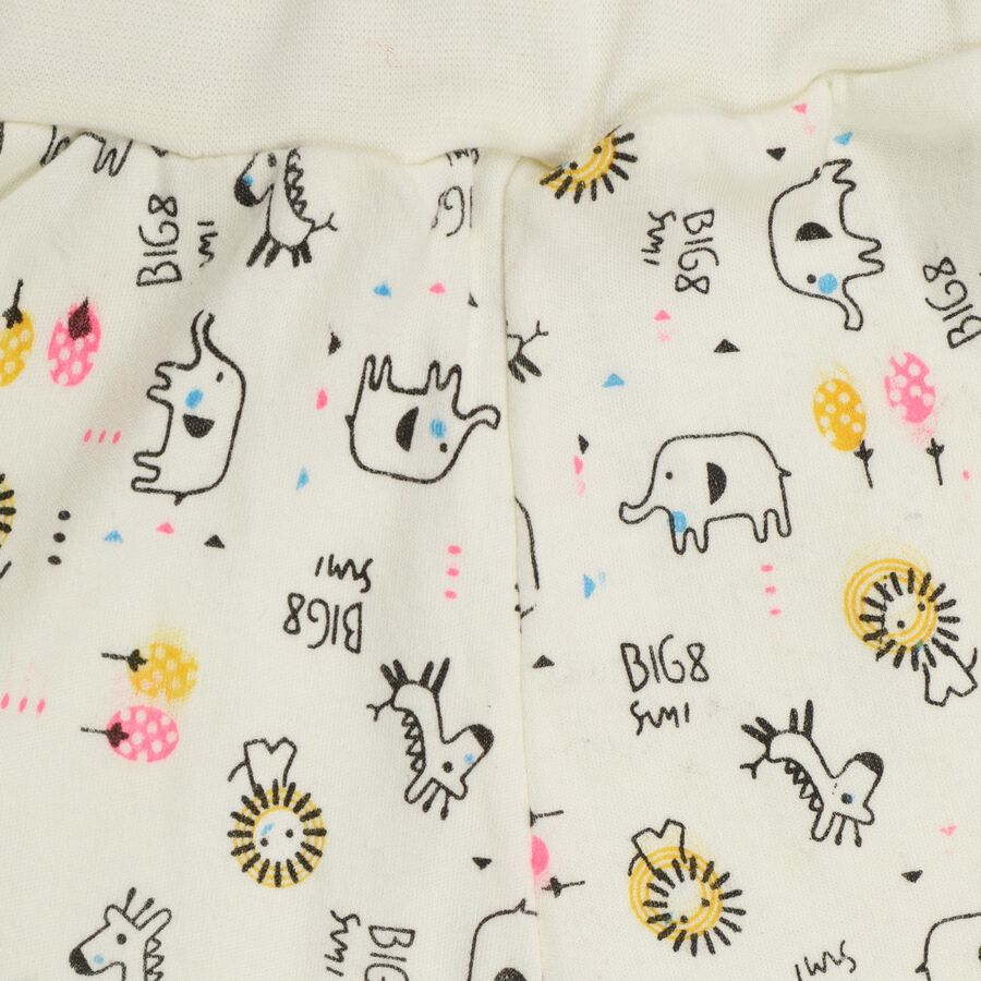 Infants' 100% Cotton Pyjama , White, large image number null