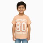 Boys' Half Sleeves T-Shirt, Orange, small image number null