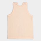 Infants' Cotton Vest, Peach, small image number null
