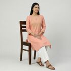 Women's Pink Kurta, गुलाबी, small