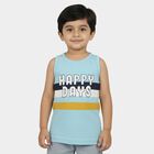 Boys Light Blue Round Neck Casual Boys T-Shirt, हल्का नीला, small