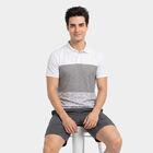 Men's White Crew Neck Regular Drifit T-Shirt, White, small