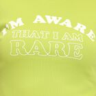 Ladies' Round Neck T-Shirt, Neon Green, small