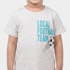 Boys Melange Light Grey Crew Neck Graphic Print Baba Suit, Melange Light Grey, small