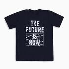 Boys' Half Sleeves T-Shirt, Navy Blue, small image number null