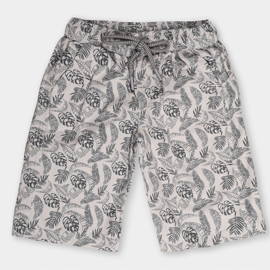 Boys' 100% Cotton Jamaicans, हल्का ग्रे, large image number null