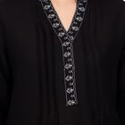Ladies' Kurta, काला, small image number null