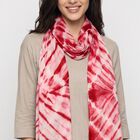 Women's Fuchsia Printed Dupatta, रानी (फ्यूशिया), small