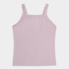 Girls' 100% Cotton Vest (Pack of 2), Pink, small image number null