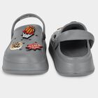 Boys' Grey Slip-On Clogs Sandals, Grey, small