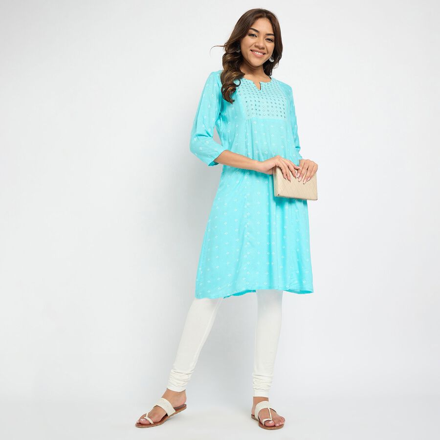 Ladies' Kurta, एक्वा, large image number null