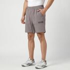 Men's Light Grey Regular Fit Casual Shorts, Light Grey, small