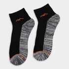 Men's Socks (Pack of 3), काला, small